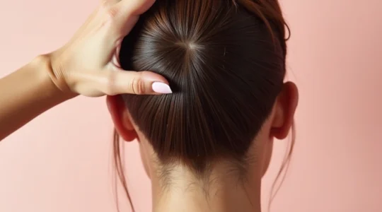 massage du cuir chevelu