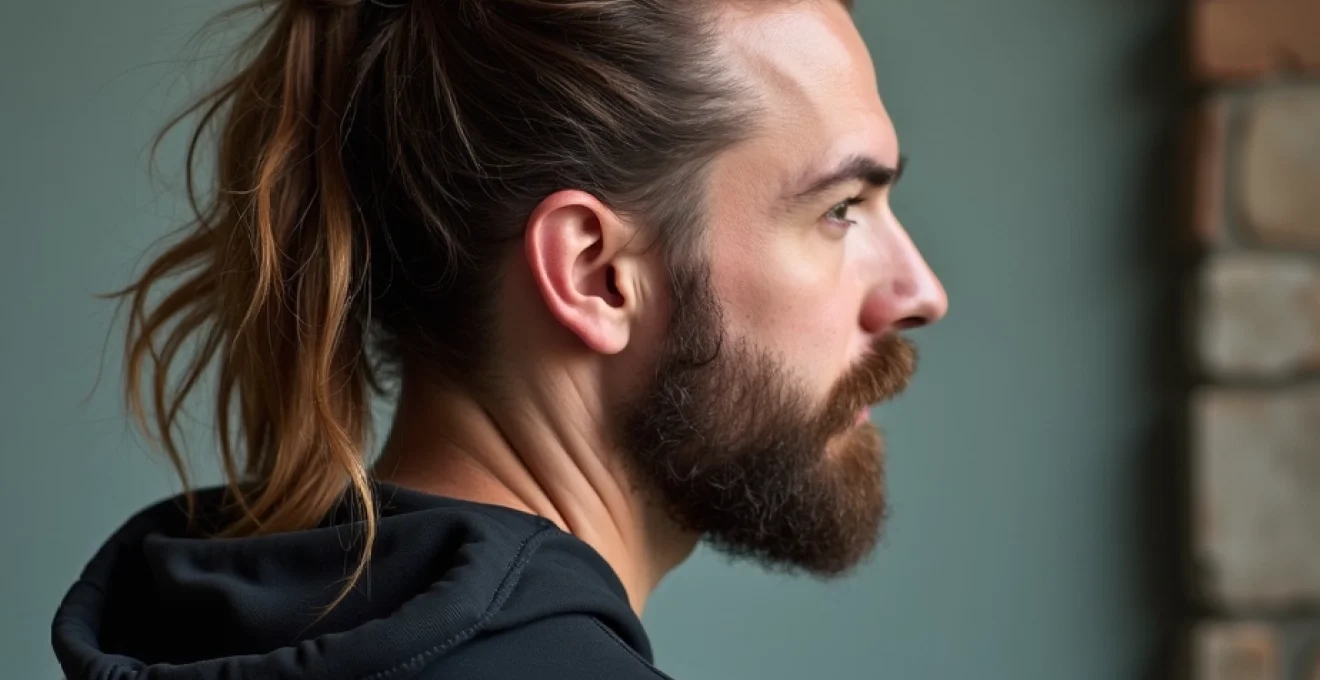 cheveux longs chez les hommes