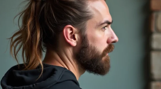 cheveux longs chez les hommes